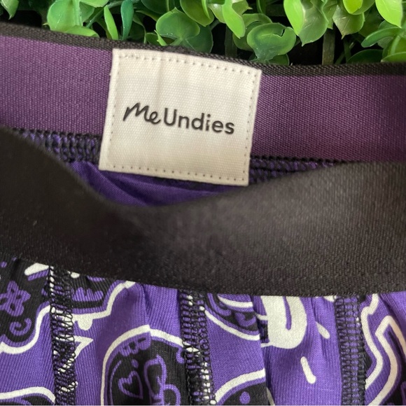 MeUndies Men's Medium Glow in the Dark "Light Outs" Sugar Skull Boxer Briefs NEW - Picture 3 of 13